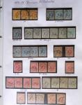 1852-1990 Chiefly used collection in one Davo album,