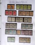 1852-1990 Chiefly used collection in one Davo album,
