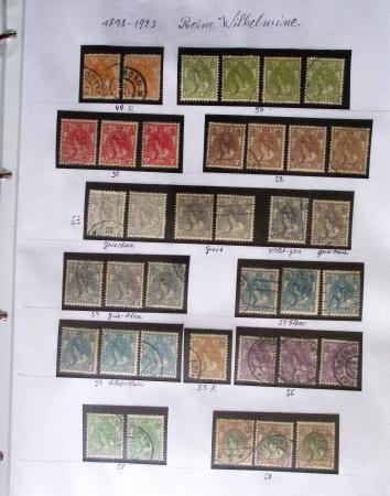 1852-1990 Chiefly used collection in one Davo album,