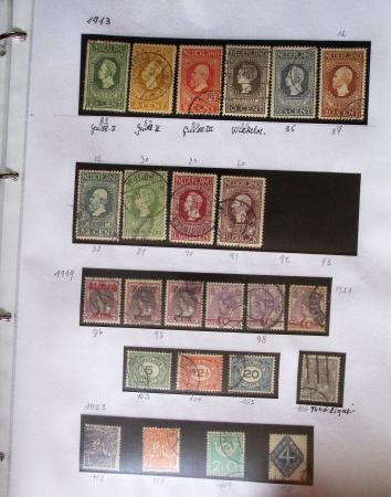 1852-1990 Chiefly used collection in one Davo album,