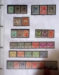 1852-1990 Chiefly used collection in one Davo album,