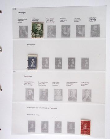 1852-1990 Chiefly used collection in one Davo album,