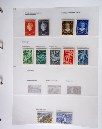 1852-1990 Chiefly used collection in one Davo album,