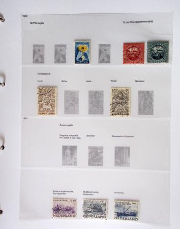 1852-1990 Chiefly used collection in one Davo album,