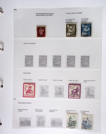1852-1990 Chiefly used collection in one Davo album,