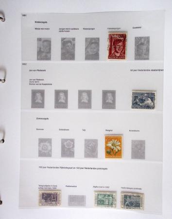 1852-1990 Chiefly used collection in one Davo album,