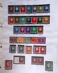 1852-1990 Chiefly used collection in one Davo album,
