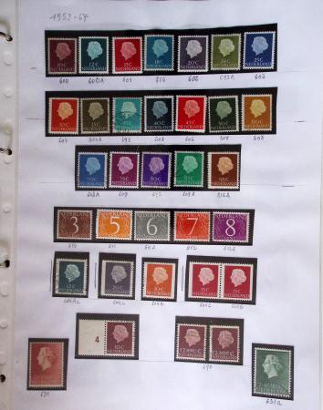 1852-1990 Chiefly used collection in one Davo album,