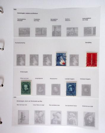 1852-1990 Chiefly used collection in one Davo album,