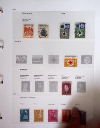 1852-1990 Chiefly used collection in one Davo album,