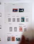 1852-1990 Chiefly used collection in one Davo album,