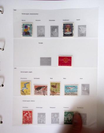 1852-1990 Chiefly used collection in one Davo album,