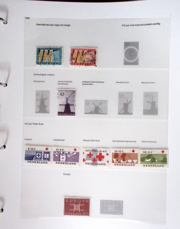1852-1990 Chiefly used collection in one Davo album,