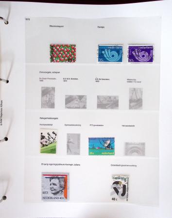 1852-1990 Chiefly used collection in one Davo album,
