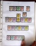 1852-1990 Chiefly used collection in one Davo album,