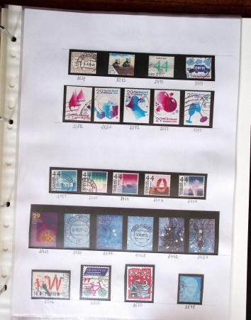 1852-1990 Chiefly used collection in one Davo album,