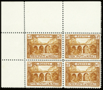 N°54/64 Série complète de 11 valeurs en blocs de 4,