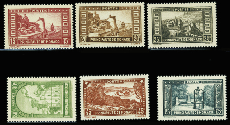 N°119/134 Paysages de la Principauté, série complète