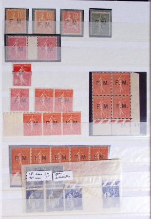 1860-1944, Timbres de France principalement neufs avec