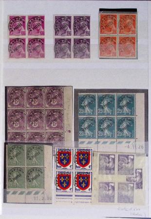 1860-1944, Timbres de France principalement neufs avec