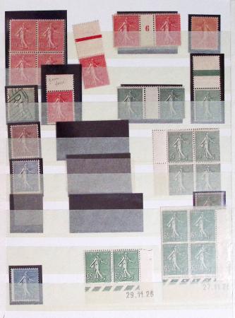 1860-1944, Timbres de France principalement neufs avec
