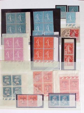 1860-1944, Timbres de France principalement neufs avec