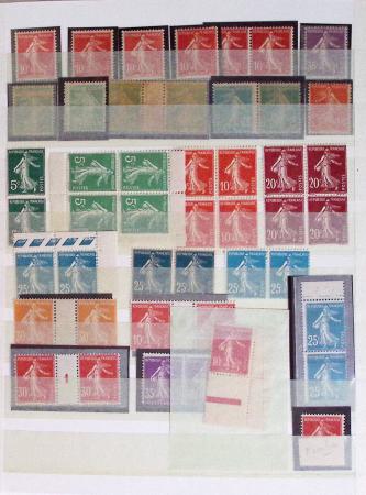 1860-1944, Timbres de France principalement neufs avec