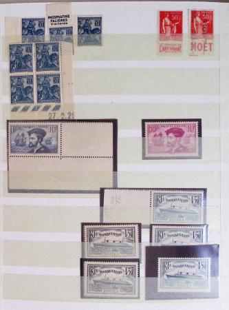 1860-1944, Timbres de France principalement neufs avec