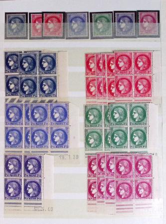 1860-1944, Timbres de France principalement neufs avec