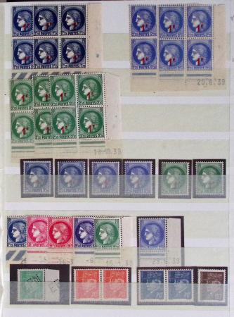1860-1944, Timbres de France principalement neufs avec