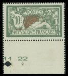 N°207 et 208 10f et 20f, très bien centré, bdf avec