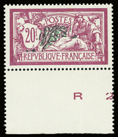 N°207 et 208 10f et 20f, très bien centré, bdf avec