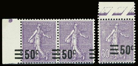 N°223b valeur sur valeur sans barres, en paire, plus