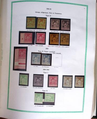 1849-1990, Intéressante collection de France en 2 volumes