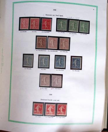 1849-1990, Intéressante collection de France en 2 volumes