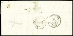 2 lettres : cursive "33 Castries" + T15 Montpellier (1845 - ind 17) et cursive "33 le Caylar" + T13 Lodève (1846 - ind 12). TB
