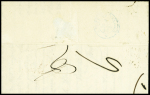 2 lettres : cursive "33 Castries" + T15 Montpellier (1845 - ind 17) et cursive "33 le Caylar" + T13 Lodève (1846 - ind 12). TB
