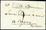 Cachet rectangulaire d'essai "Montpellier. 33 1 février