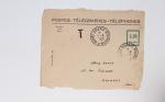 Bon lot de 86 plis ou devants de lettre avec timbres des cours d'instruction et timbres fictifs dont mandats-poste et mandats-cartes AFF Semeuses
