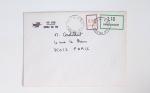Bon lot de 86 plis ou devants de lettre avec timbres des cours d'instruction et timbres fictifs dont mandats-poste et mandats-cartes AFF Semeuses