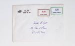 Bon lot de 86 plis ou devants de lettre avec timbres des cours d'instruction et timbres fictifs dont mandats-poste et mandats-cartes AFF Semeuses
