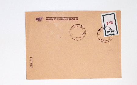 Bon lot de 86 plis ou devants de lettre avec timbres des cours d'instruction et timbres fictifs dont mandats-poste et mandats-cartes AFF Semeuses