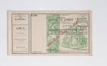 Bon lot de 86 plis ou devants de lettre avec timbres des cours d'instruction et timbres fictifs dont mandats-poste et mandats-cartes AFF Semeuses