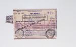 Bon lot de 86 plis ou devants de lettre avec timbres des cours d'instruction et timbres fictifs dont mandats-poste et mandats-cartes AFF Semeuses