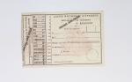 Bon lot de 86 plis ou devants de lettre avec timbres des cours d'instruction et timbres fictifs dont mandats-poste et mandats-cartes AFF Semeuses