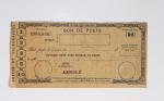 Bon lot de 86 plis ou devants de lettre avec timbres des cours d'instruction et timbres fictifs dont mandats-poste et mandats-cartes AFF Semeuses