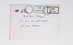 Bon lot de 86 plis ou devants de lettre avec timbres des cours d'instruction et timbres fictifs dont mandats-poste et mandats-cartes AFF Semeuses