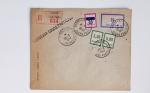 Bon lot de 86 plis ou devants de lettre avec timbres des cours d'instruction et timbres fictifs dont mandats-poste et mandats-cartes AFF Semeuses