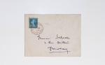 Bon lot de 86 plis ou devants de lettre avec timbres des cours d'instruction et timbres fictifs dont mandats-poste et mandats-cartes AFF Semeuses