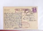 Classeur rouge contenant 93 lettres de la guerre d'Espagne provenant d'une collection primée en expo nationale dont censures et vignettes patriotiques
